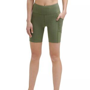 Calvin Klein Women's High-Waist Bike Shorts green XXL NWT